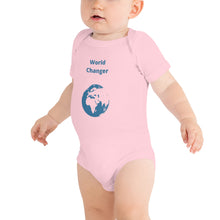 "World Changer" Baby short sleeve one piece (multiple colors)