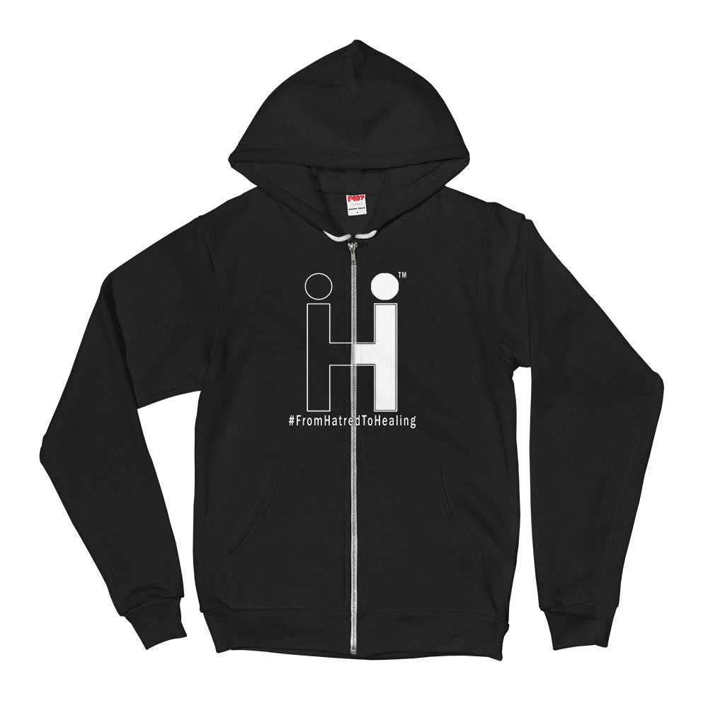 From Hatred To Healing Zip Up Hoodie sweater